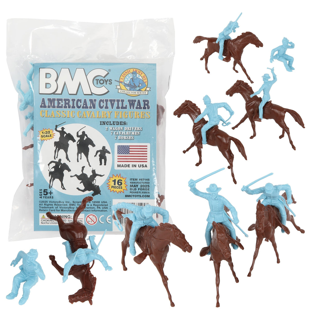 1:32 Scale U.S. 7th Cavalry (Custer's Last Stand Set #1)--14 Figures In 7 Poses (Blue)--NINE IN STOCK. - AP047 - Plastic Soldiers - Products - Foto 3