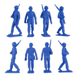BMC Toys Classic Marx WW2 Us Marching Blue Close Up View
