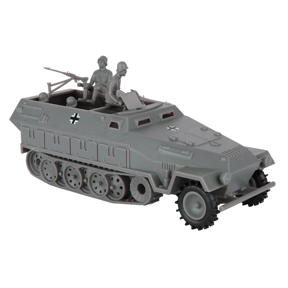 BMC CTS WW2 German Hanomag Halftrack 5pc Gray Plastic Armored