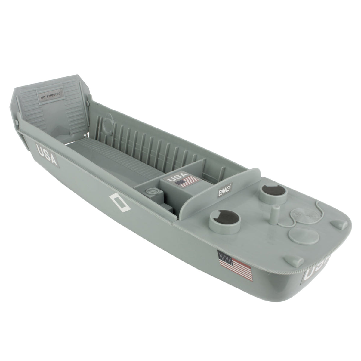 BMC WW2 Gray Higgins Boat Landing Craft 132 Scale for 54mm Plastic
