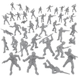 BMC Toys Lido Army Men Figures Gray Vignette