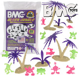 BMC Classic Sci-Fi Alien Jungle - 26pc Plastic Figure & Accessory Playset