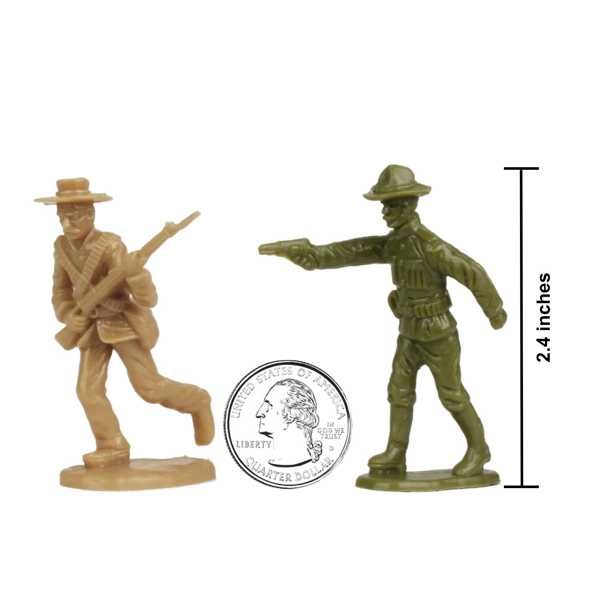 BMC Border Wars US Army vs. Mexican Villistas - 34pc Plastic Army
