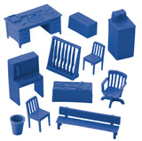 BMC Classic Marx Military Headquarters Army Office Furniture Blue Color Accessories Vignette 