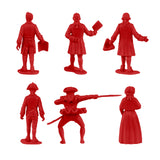 BMC Toys Classic Marx Paul Revere Figures Red color Close Up  Back View