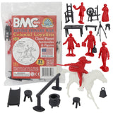 BMC Toys Classic Marx Colonial Characters Red Color Playset Main Image