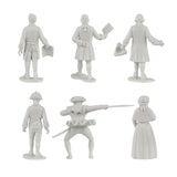 BMC Toys Classic Marx Paul Revere Figures Soft White color Close Up  Back View