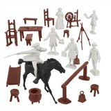 BMC Toys Classic Marx Colonial Characters Soft-White Color Playset Vignette