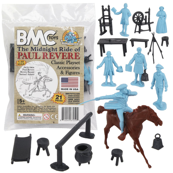 BMC Toys Classic Marx Paul Revere Playset Main Image