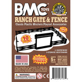 BMC Toys Classic Marx Fence Ranch Brown Insert Art Card