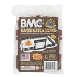 BMC Toys Classic Marx Fence Ranch Brown Package