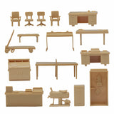 BMC Toys Classic Marx Furniture Modern Skyscraper Almond