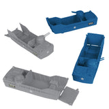 BMC Toys Classic Marx Landing Craft Blue Gray Vignette