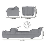 BMC Toys Classic Marx Landing Craft Gray Scale