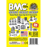 BMC Toys Classic Marx Mars Basecamp Yellow and Teal-Blue Colors Insert Art Card