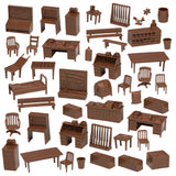 BMC Toys Toy Classic Marx Army Base Brown Vignette