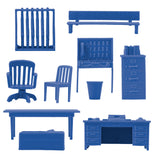 BMC Classic Marx Military Basecamp HQ Blue Color Furniture