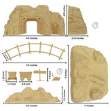 BMC Toys Classic Marx Western Gold Mine Tan Scale