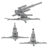 BMC Toys Classic Marx WW2 German Artillery Gray Sides