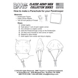 BMC Toys Classic Marx WW2 Parachute Instructions Insert Art