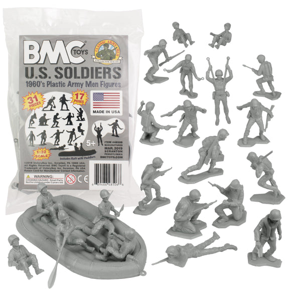 BMC Toys Classic Marx WW2 Soldiers Gray Main