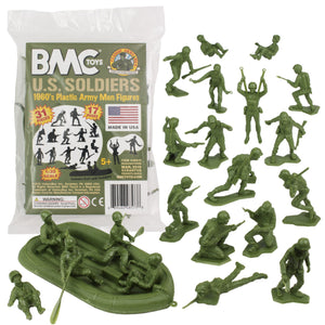 BMC Toys Classic Marx WW2 Soldiers OD Green Main