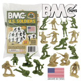 BMC Toys Classic Marx WW2 Soldiers Tan OD Green Main