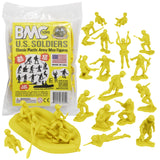 BMC Toys Classic Louis Marx & Co. WW2 Soldiers Yellow Figures Main Image