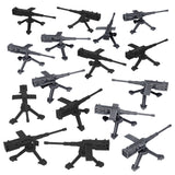 BMC Toys Classic Mpc Army MGs Black and Silver-Gray Vignette
