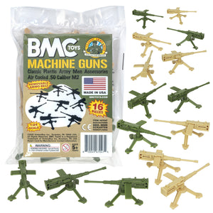 BMC Classic MPC MGs Tan & Green Army Men Accessories US Made