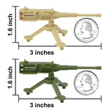 BMC Toys Classic Mpc Army MGs Tan OD Green Scale