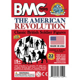 BMC Toys Classic MPC American Revoutionary War British Red Soldier Figures Insert Art