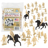 BMC Toys Classic MPC American Revoutionary War Colonial Militia Tan Soldier Figures Main Image
