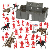 BMC Toys Classic Army Men Collection MPC American Revolutionary War Fort Ticonderoga British Army Vignette