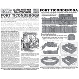 BMC Toys Classic Army Men Collection MPC American Revolutionary War Fort Ticonderoga 76 Piece Playset Instructions Insert