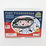 BMC Toys Classic Army Men Collection MPC American Revolutionary War Fort Ticonderoga 76 Piece Playset Box