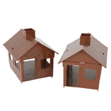 BMC Classic MPC Bunkhouse Cabin Brown Color Front Views