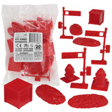 BMC Toys Classic PPC Street Accessories 20 Piece Red Main