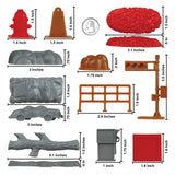 BMC Toys Classic PPC Street Accessories 30 Piece Scale