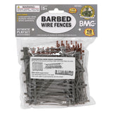 BMC Toys Classic Toy Soldiers Accessory Barbed Wire Gray Playset Accessories Package