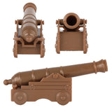 BMC Toys American Revolutionary War Battle of White Plains Bronze Naval Cannon Close Up View