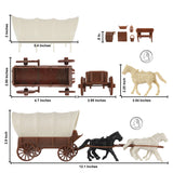 BMC CTS Covered Wagons Set Brown Scale