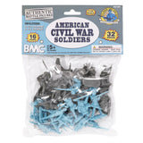 BMC Toys Classic Toy Soldiers American Civil War Powder Blue and Gray Package