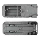 BMC Toys Classic Toy Soldiers WW2 German Halftrack Hanomag Vehicle Gray Color Top & Bottom