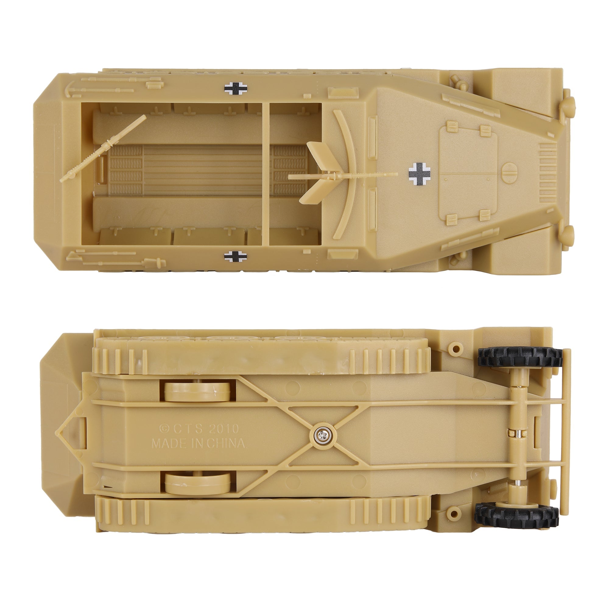 BMC CTS WW2 German Hanomag Halftrack 5pc Tan Plastic Armored