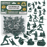 BMC Toys Classic Toy Soldiers WW2 German Infantry Figures Forest-Green Main Image