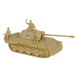 BMC Toys Classic Toy Soldiers WW2 Tank German Panther Tank Tank Tan Vignette