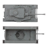 BMC Toys Classic Toy Soldiers WW2 Tank German Panzer Tank Gray Color Top Bottom