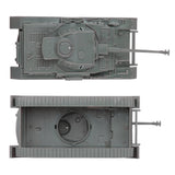 BMC Toys Classic Toy Soldiers WW2 Tank German Panzer Tank Gray Color Top Bottom