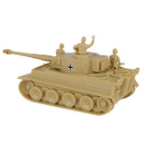 BMC Toys Classic Toy Soldiers WW2 Tank German Tiger Tank Tan Rear View